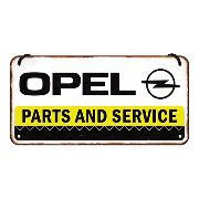 Opel - Parts & Service, Hängeschild  20x10cm   /   28053