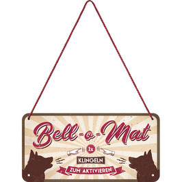 PfotenSchild - Bell-O-Mat  Hängeschild 20x10cm  /  28031