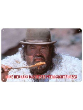Terence Hill & Bud Spencer, Blechschild 30x20cm  / 300/B009