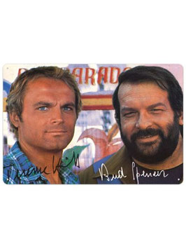 Terence Hill & Bud Spencer, Blechschild 30x20cm  / 300/B003