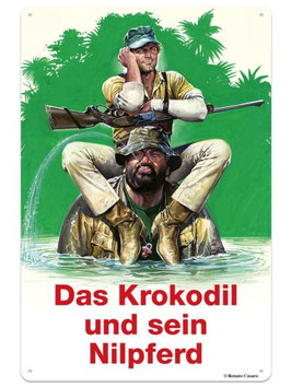 Terence Hill & Bud Spencer, Blechschild 20x30cm  / 300/C005