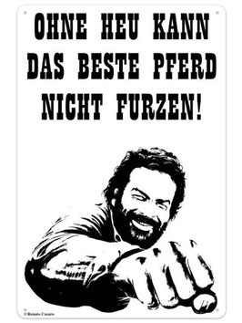 Terence Hill & Bud Spencer, Blechschild 20x30cm  / 300/C008