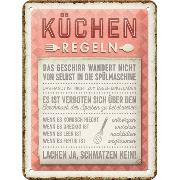 Küchen Regeln, 20x30cm  /  200082