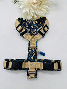 Gstältli Leo blau/beige - Gurtband beige