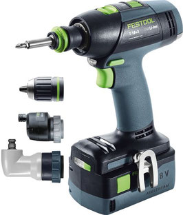 18V Festool Akku-Bohrschrauber T18+3 Li 5,2 Set