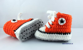 Baby Chucks PUMPKIN mit Antirutsch