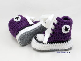 Baby Chucks AUBERGINE