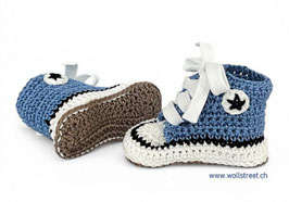 Baby Chucks Summer smoke-blue