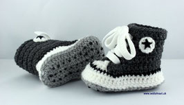 Baby Chucks ANTHRAZIT mit Antirutsch