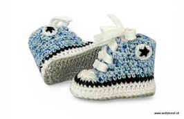 Baby Chucks HELLBLAU-MELIERT