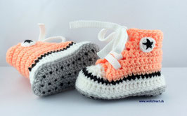 Baby Chucks APRICOT mit Antirutsch