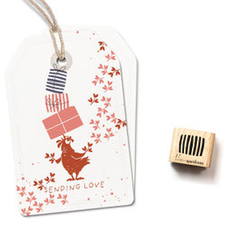 S2283, Ministempel Geschenk Streifen