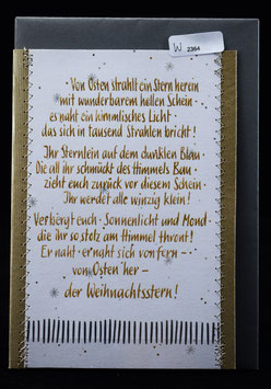 W2364, Karte Tausend Strahlen