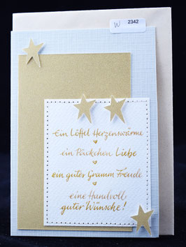 W2342, Karte ein Löffel Herzenswärme