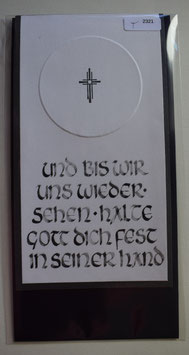 T2321, Karte Und bis wir uns wieder sehen