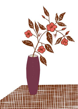 Zweig mit Blüten
