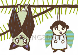 Engel und Fledermaus