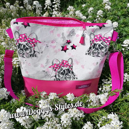 Handtasche "Bully pinke Sterne"