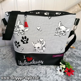 Handtasche "Chihuahua unbunt"