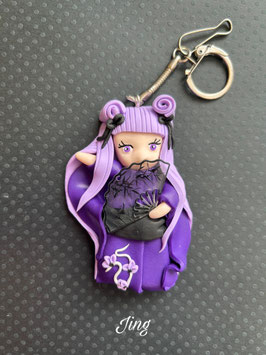 Poupée du monde... Jing... porte clé