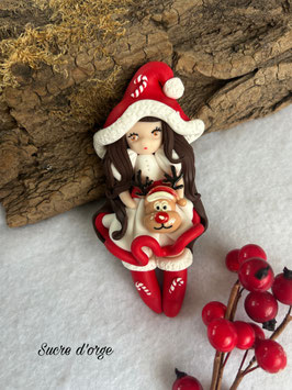 Poupée déco pour sapin de Noel... Sucre d’orge