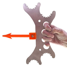 Universal-Kombi-Wildspreizer mit Enddarmzieher (Reh bis Hirsch)