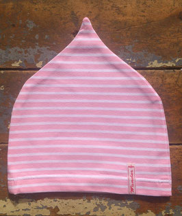 Jerseymütze rosa-weiß