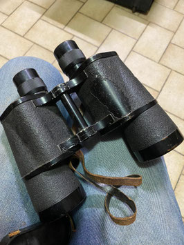 Binocolo Tedesco 7x50 WaA 1943 , custodia , tracolle - ww2 (FR. >CY)