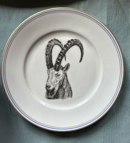 Desserteller Steinbock