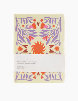 Notizbuch beige/sun/lavendel