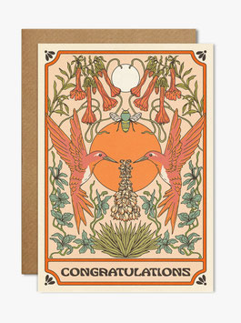 Karte „Congratulation“