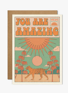 Karte „You are Amazing“