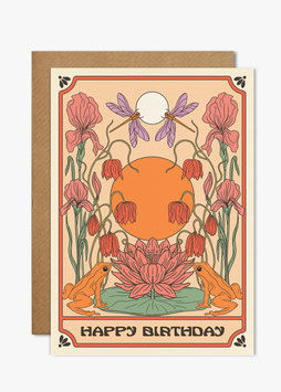 Karte „Happy Birthday“
