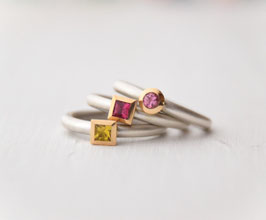 COCKTAILRING Turmalin, rosa und rund