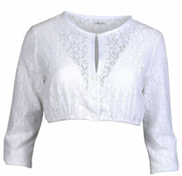 Dirndlbluse weiss von Wallmann