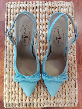 Schuhe mit Bleistiftabsatz blau von Dirndl & Bua