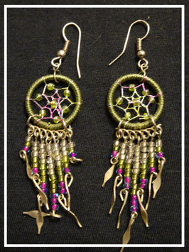 BOUCLE D'OREILLE DREAMCATCHER N°03