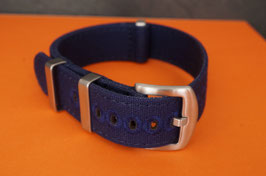 Canvas strap 20 mm navy 7678