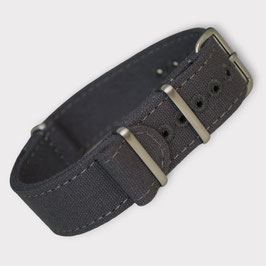 Canvas strap 20 mm grau 8132