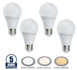 4 Stück Package 10W LED E27 Professional