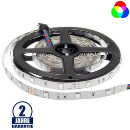 30SMD/m 7,2W/m 12V LED Streifen 5050 RGB 5m Rolle