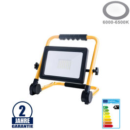 50W LED SMD Baustellenstrahler mit 3 Meter Kabel kaltweiss