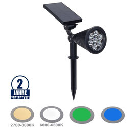 1,5W LED Solar Gartenleuchte 6V IP65