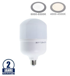 35W LED E27 T120 Birne Kunststoff Kaltweiß