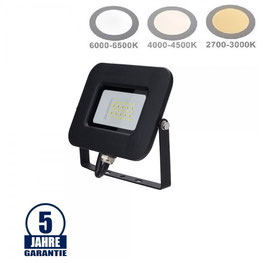 20W LED SMD Fluter Professional mit 70cm Kabel Schwarz diverse Farben
