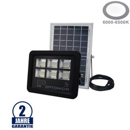 60W LED Solar-Fluter Kaltweiß 6.4V/11Ah mit Solar-Panel