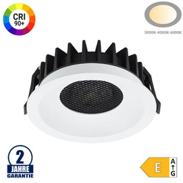 20W LED Einbaustrahler Weiß CRI90+ CCT