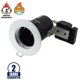 Einbaurahmen für LED GU10 Rund Fixiert Weiß IP20