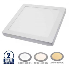 24W LED Aufbau Mini Panel Rund. diverse Lichtfarben