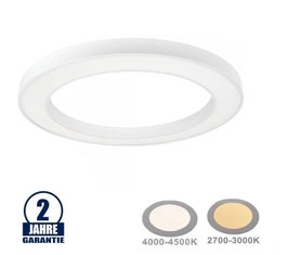 64W LED Deckenleuchte Design Rund Weiß Neutralweiß